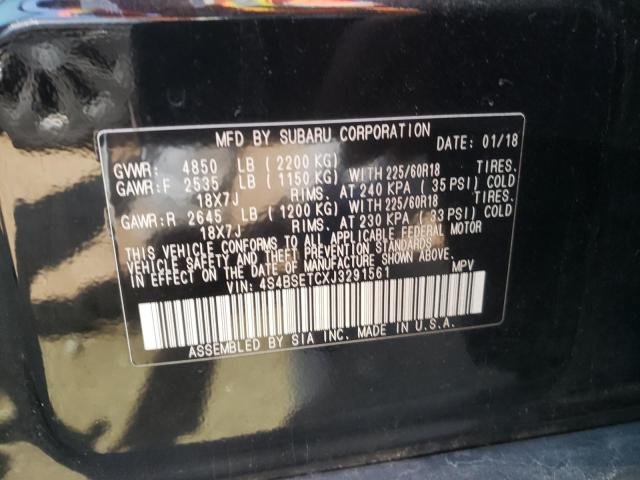 2018 SUBARU OUTBACK TO 4S4BSETCXJ3291561