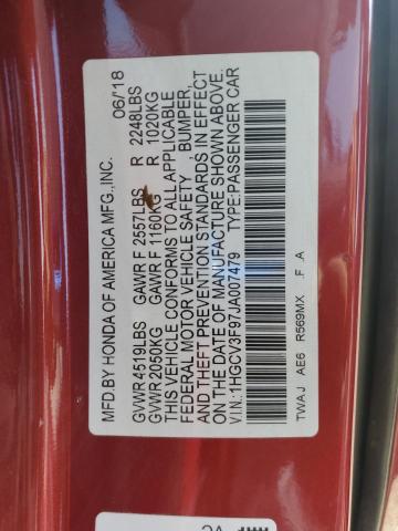 2018 HONDA ACCORD TOU - 1HGCV3F97JA007479