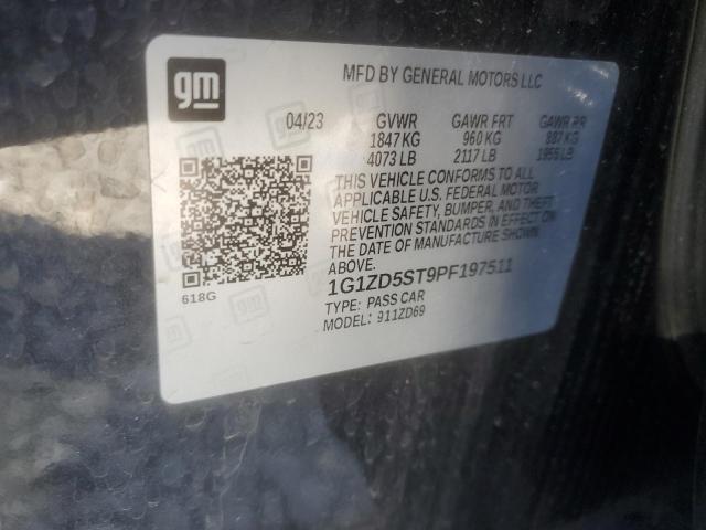 2023 CHEVROLET MALIBU LT - 1G1ZD5ST9PF197511