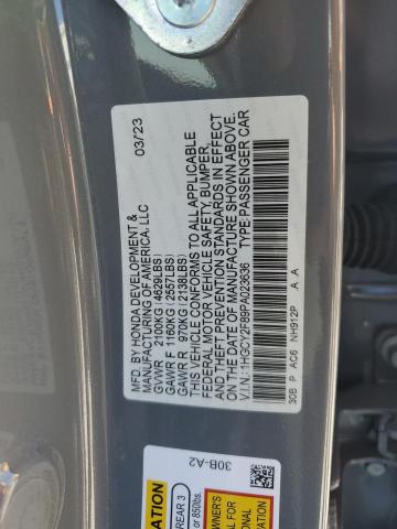 2023 HONDA ACCORD TOURING HYBRID 1HGCY2F89PA023636