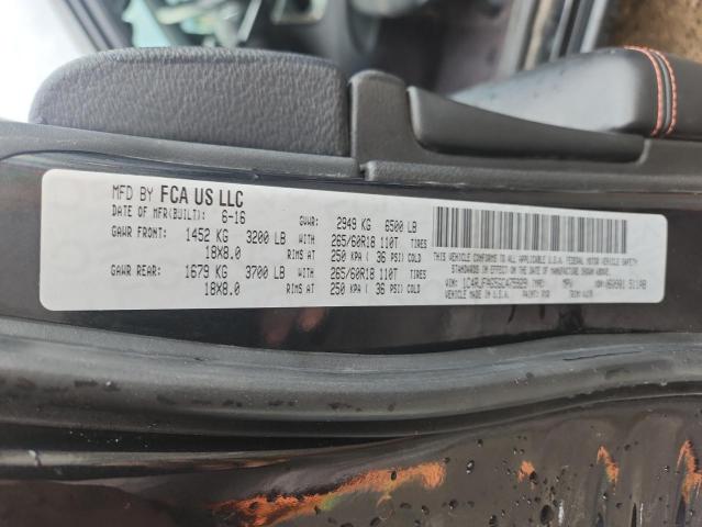 2016 JEEP GRAND CHER 1C4RJFAG5GC475929