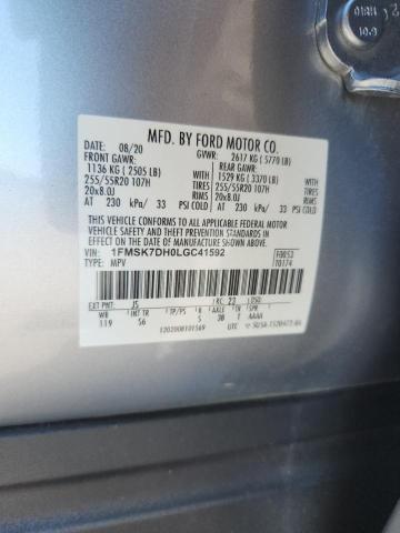 2020 FORD EXPLORER X #3261216943