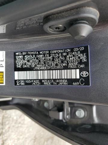 2023 TOYOTA COROLLA SE JTND4MBE0P3203853