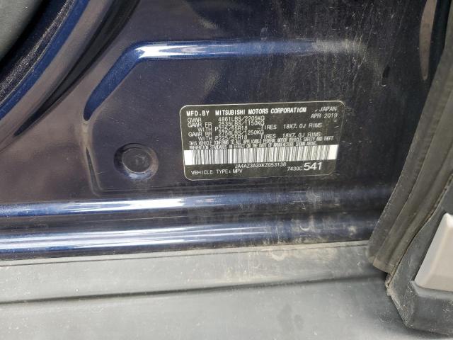 2019 MITSUBISHI OUTLANDER JA4AZ3A3XKZ053138