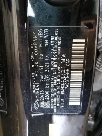 2016 HYUNDAI GENESIS 3. KMHGN4JE3GU113456