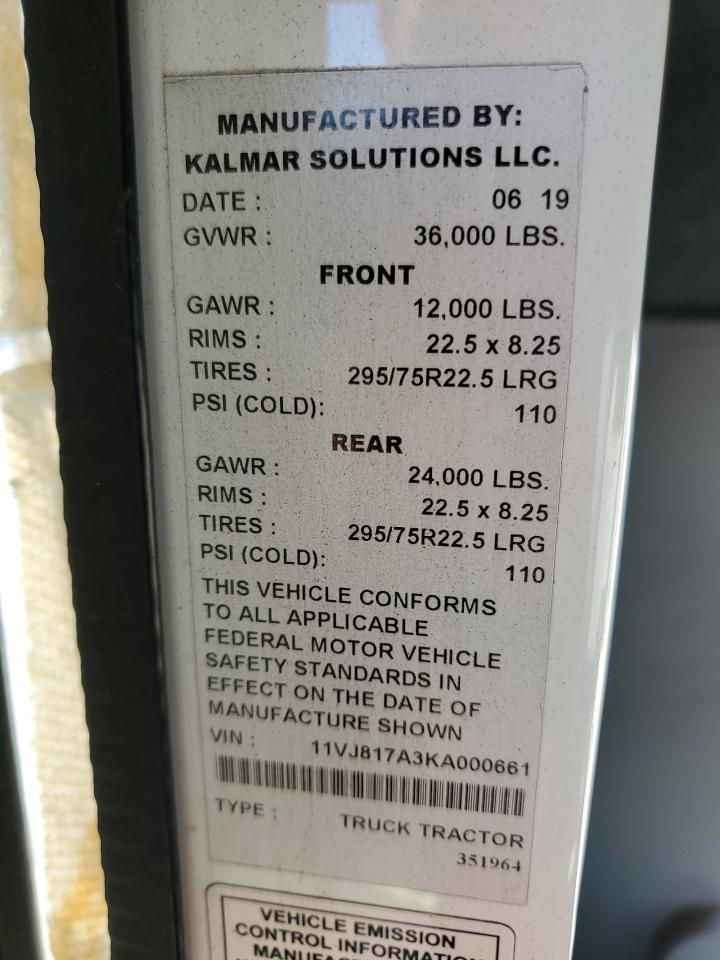 Lot #3245204630 2019 KALMAR OTTAWA