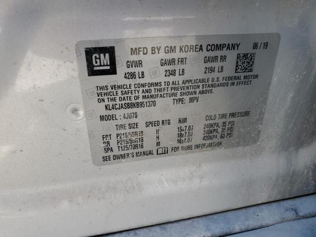 2019 BUICK ENCORE PREFERRED KL4CJASB8KB951370