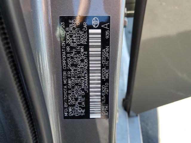 2023 TOYOTA MIRAI XLE JTDAAAAA7PA008714