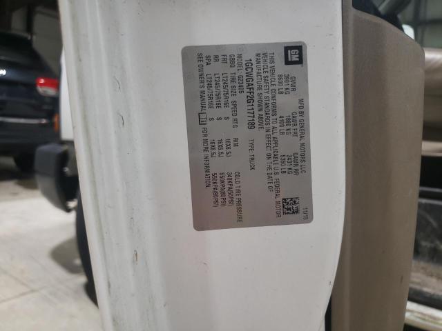 2016 CHEVROLET EXPRESS G2 1GCWGAFF2G1177189