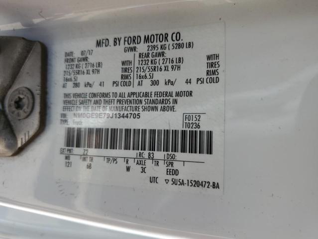 2018 FORD TRANSIT CO NM0GE9E79J1344705