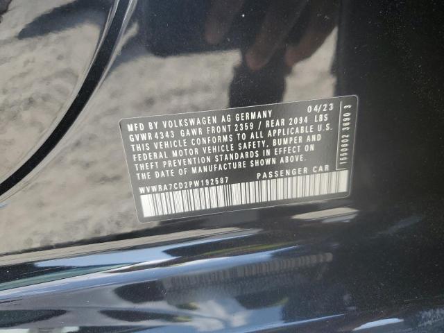 2023 VOLKSWAGEN GTI SE WVWRA7CD2PW192587