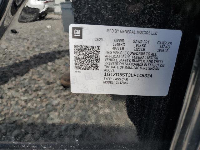 2020 CHEVROLET MALIBU LT 1G1ZD5ST3LF145334