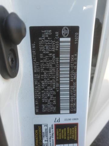 2017 TOYOTA CAMRY LE 4T1BF1FK8HU435466