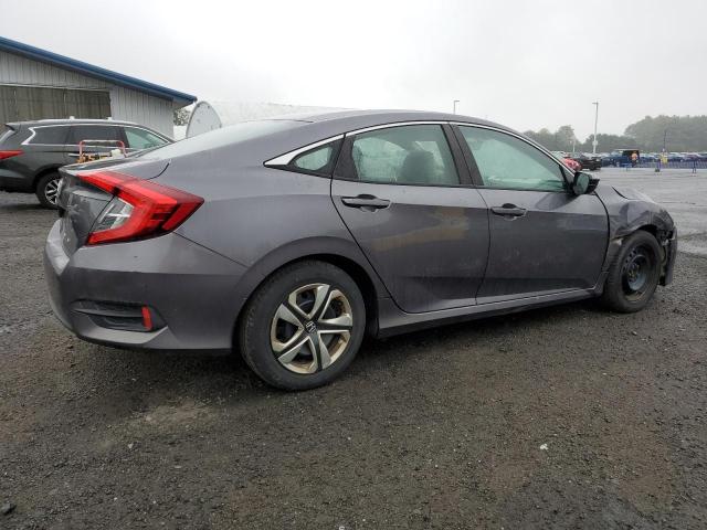HOND CIVIC LX 2018 gray  gas 19XFC2F59JE202053 photo #4