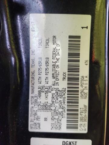 2017 TOYOTA TUNDRA CRE 5TFDW5F14HX674362
