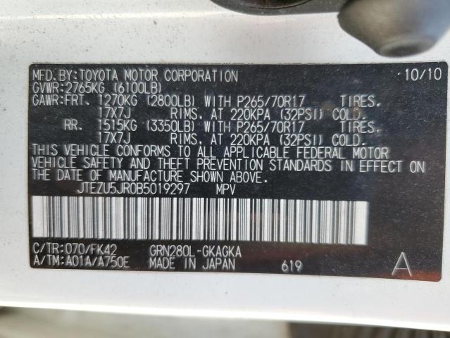 2011 TOYT 4RUNNER SR5 #3315827358