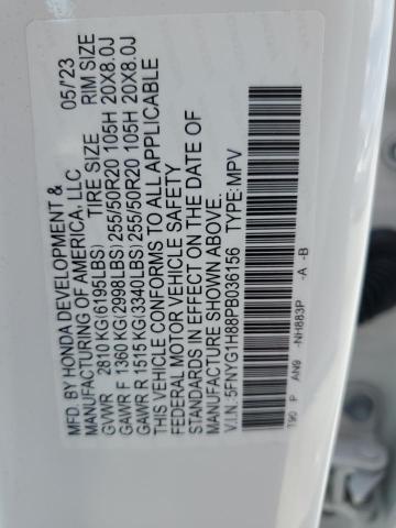 2023 HONDA PILOT ELIT #3284027795