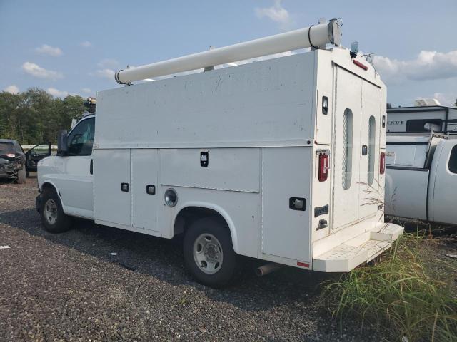 GMC SAVANA CUT 2018 white  flexible fuel 1GD07RFG2J1164815 photo #3