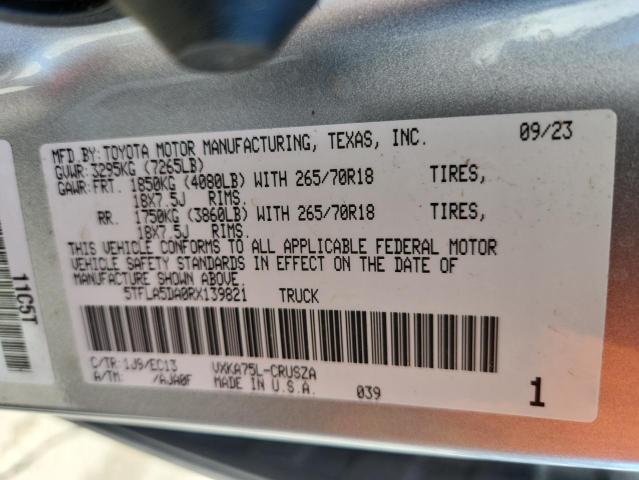 2024 TOYOTA TUNDRA DOU - 5TFLA5DA0RX139821