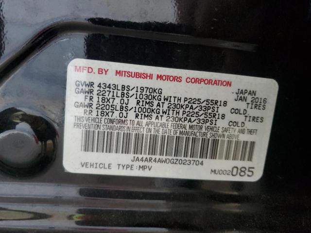 2016 MITSUBISHI OUTLANDER SPORT SEL JA4AR4AW0GZ023704
