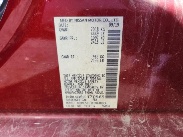 2020 NISSAN ALTIMA SR #3275471714