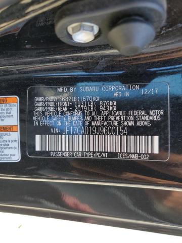 2018 SUBARU BRZ 2.0 TS JF1ZCAD19J9600154