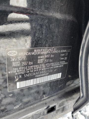 2017 HYUNDAI SONATA SPO 5NPE34AF1HH553536