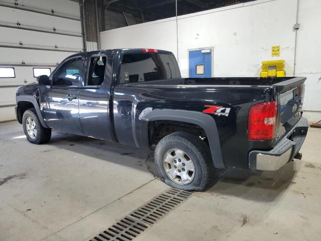 CHEVROLET SILVERADO 2011 black 4dr ext flexible fuel 1GCRKSE34BZ254177 photo #3