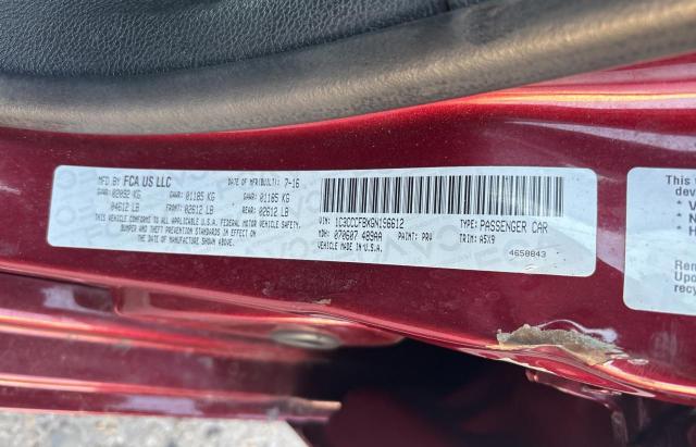 2016 CHRYSLER 200 LX 1C3CCCFBXGN196612