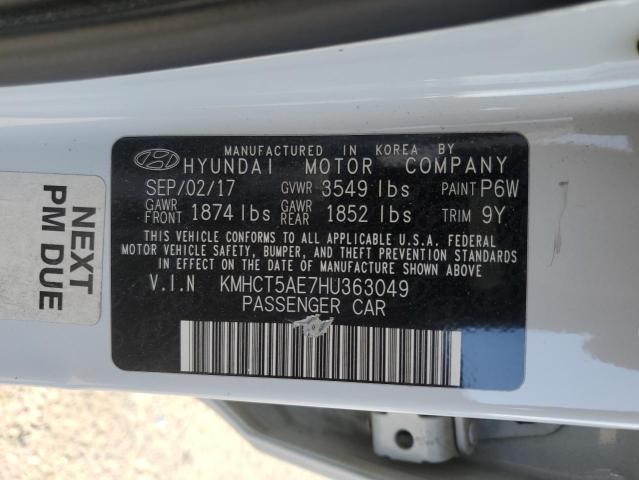 2017 HYUNDAI ACCENT SE KMHCT5AE7HU363049
