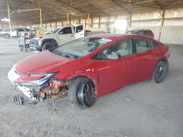TOYOTA PRIUS LE 2024 red  hybrid engine JTDACAAU8R3015425 photo #1