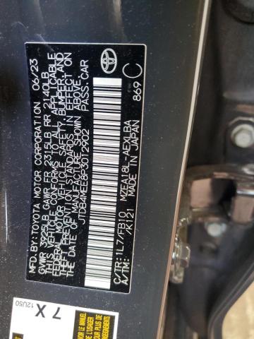 2023 TOYOTA COROLLA LE JTDB4MEE8P3012902