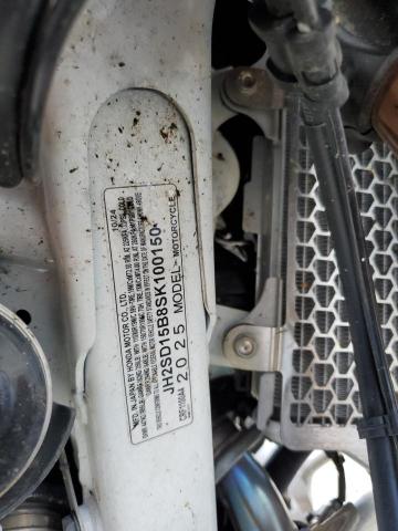 2025 HONDA CRF1100 A4 JH2SD15B8SK100150