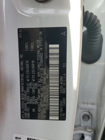 2022 TOYOTA HIGHLANDER - 5TDGZRAH2NS103423