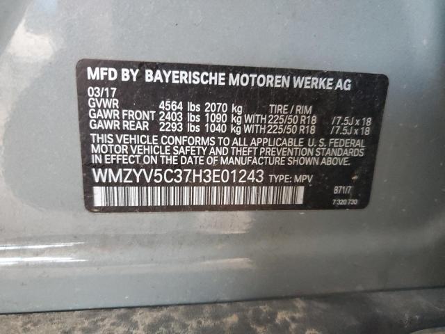 2017 MINI COOPER COU - WMZYV5C37H3E01243