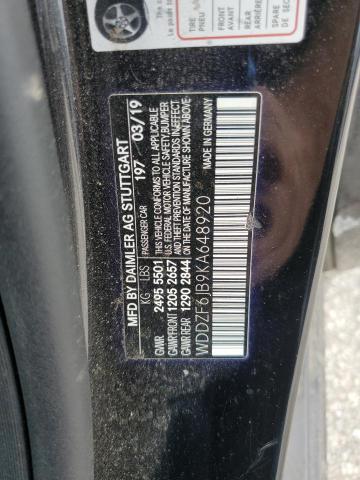 2019 MERCEDES-BENZ E 450 4MAT WDDZF6JB9KA648920