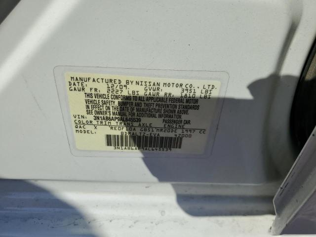 2010 NISSAN SENTRA 2.0 #3260367493