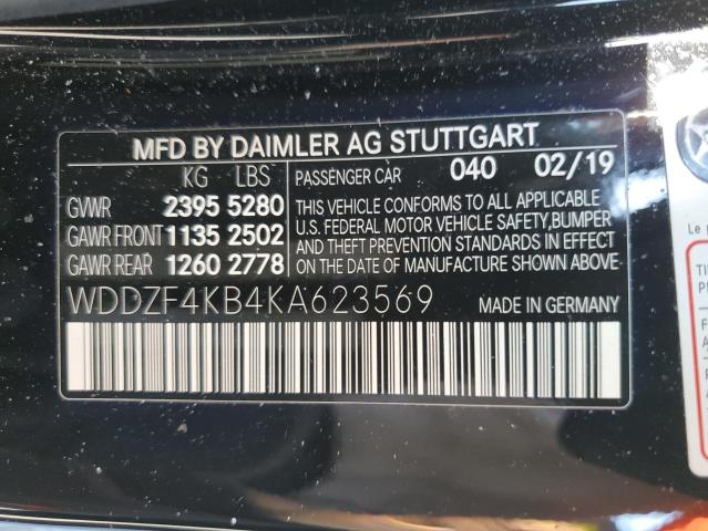 2019 MERCEDES-BENZ E 300 4MAT WDDZF4KB4KA623569