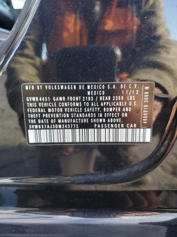 2013 VOLKSWAGEN JETTA HYBR #3241549377