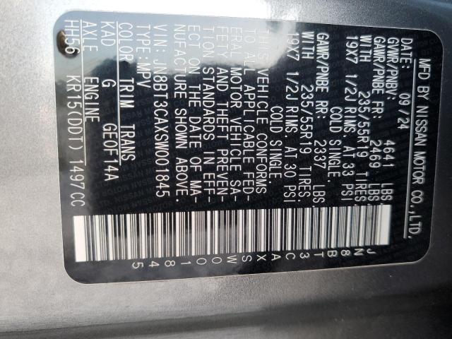 2025 NISSAN ROGUE SL JN8BT3CAXSW001845