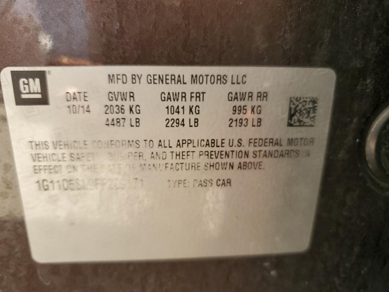 CHEVROLET MALIBU 1LT