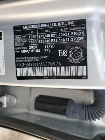 2021 MERCEDES-BENZ GLE 350 4M 4JGFB4KB1MA370976