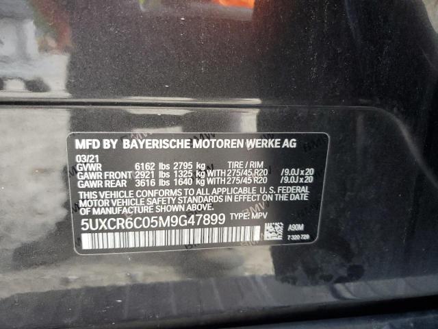 2021 BMW X5 XDRIVE4 - 5UXCR6C05M9G47899