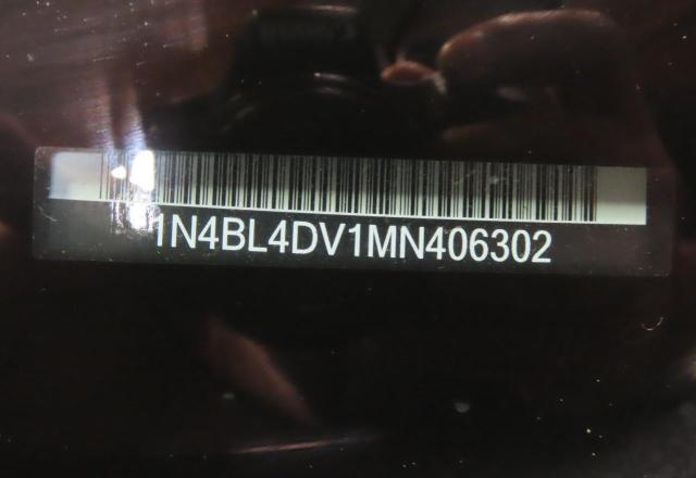 2021 NISSAN ALTIMA SV 1N4BL4DV1MN406302