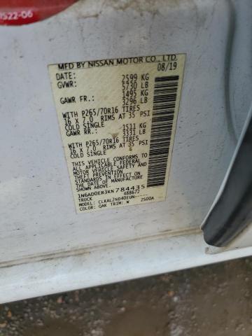 2019 NISSAN FRONTIER S 1N6AD0ER3KN784435