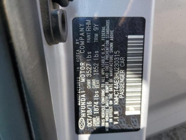 2017 HYUNDAI ACCENT SE KMHCT4AE3HU230315