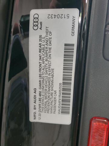 2024 AUDI A4 PREMIUM WAUEAAF41RA052535