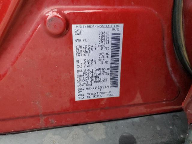 2020 NISSAN ROGUE S - 5N1AT2MT5LC815949