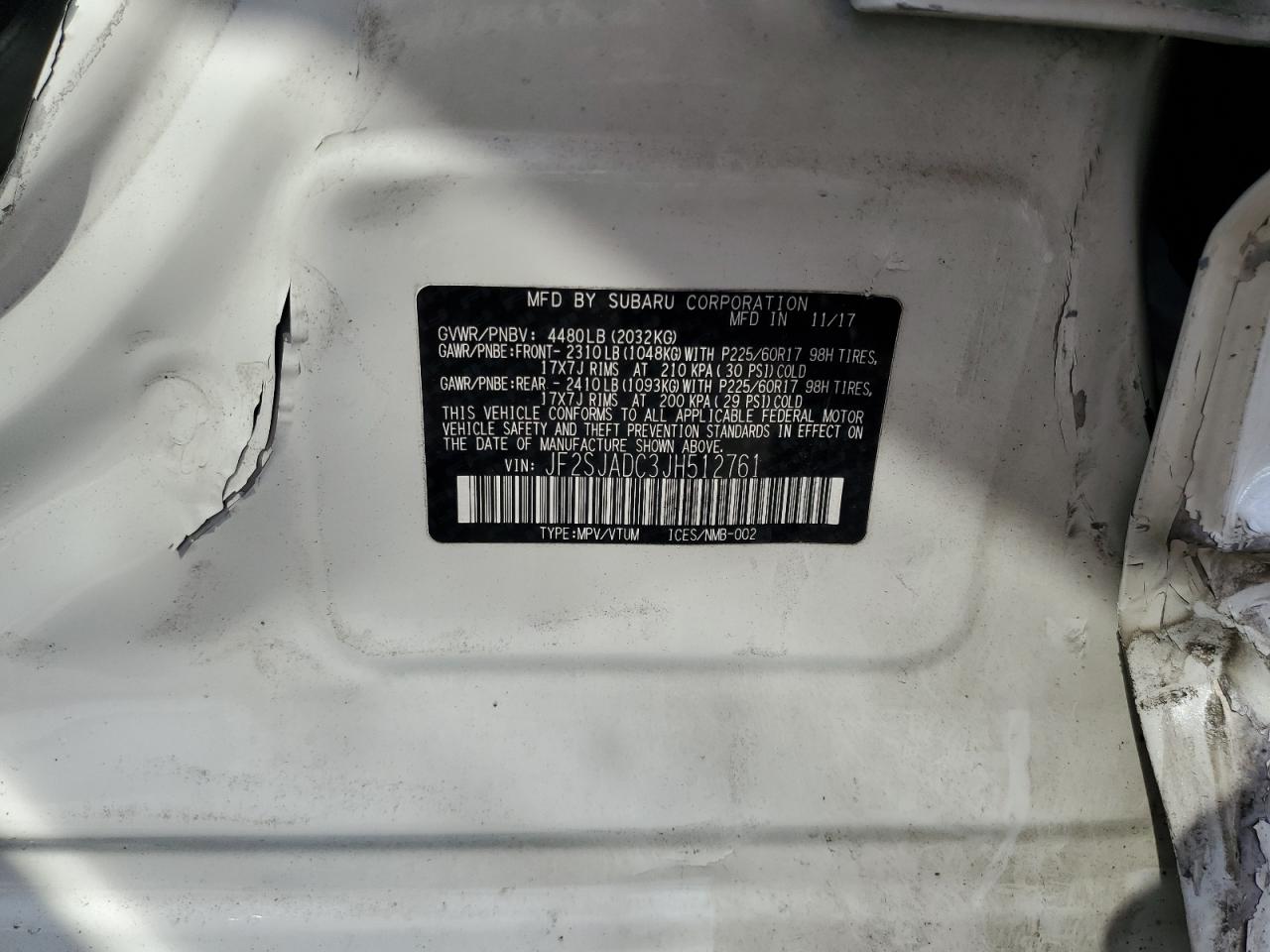 SUBARU FORESTER 2.5I PREMIUM