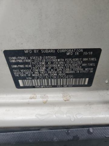 2019 SUBARU CROSSTREK PREMIUM - JF2GTACC9K8259495